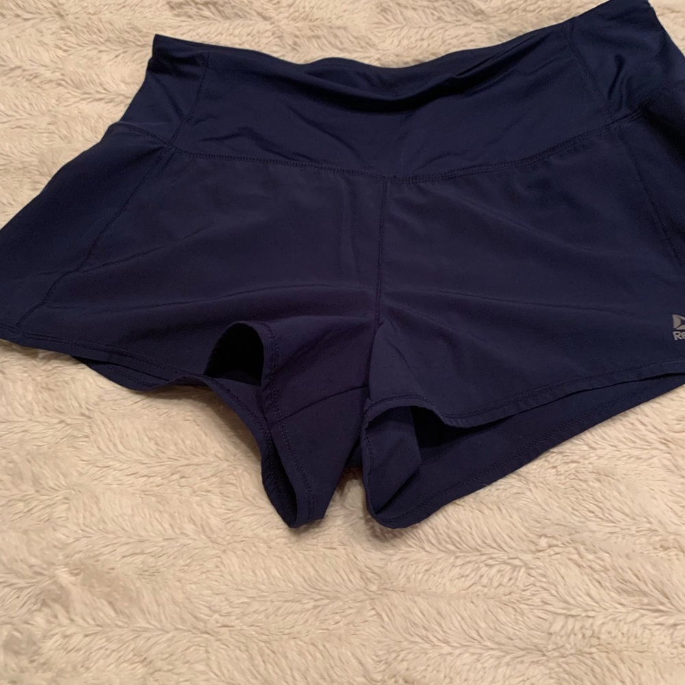 Reebok Blue Athletic Shorts Lightweight Moisture-Wicking